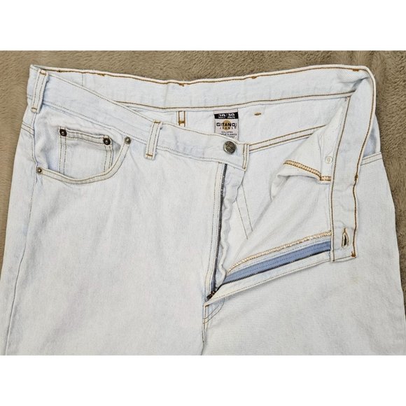 Vintage GITANO JEANS White Acid Washed 80's/90's Baggy Jeans *RARE* - Picture 3 of 10